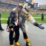 Brittany Baker Instagram - Finally made it to a game this year! Thank you @steelers for a great time. Not the result (or the weather) that we wanted but there’s nothing like being in that stadium for gameday. 🙌🏻 Pittsburgh is special. Also, had tons of you ask where my “Play Renegade” hat is from so check out @steelcitybrand!