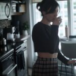 Brittany Raymond Instagram - Sweet solitude. Best for contemplation, and photoshoots in the kitchen. ☕💭