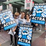 Brittany Raymond Instagram - @actratoronto supporting our fellow artists from the south @sagaftra ✊