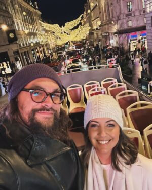 Brooke Boney Instagram - Thanks for all the London tips guys. A fair few of you said to go have a look at the Christmas lights with @prideofgypsies so I did and you were right. It was great! 😋 it’ll be on @thetodayshow tomorrow 🎄❤️😇