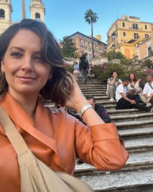 Brooke Boney Instagram - one year since I went to Rome for a week to eat pasta, wear dresses and interview Vin Diesel 🇮🇹