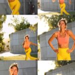 Brooke Burke Instagram – Heres your sweat sesh! 
My 2 favorite cardio moves …..💦pop squats, & 💦reverse lunge Cross kicks. 30 second rounds both sides. Add these 2 moves to any work workout you’re doing. 
Do NOT underestimate the power of #cardio. Brooke Brooke Body is for everyone and every level let’s go!!!! #getmyfitnessapp #homeworkouts #cardio #workoutmotivation @brookeburkebody