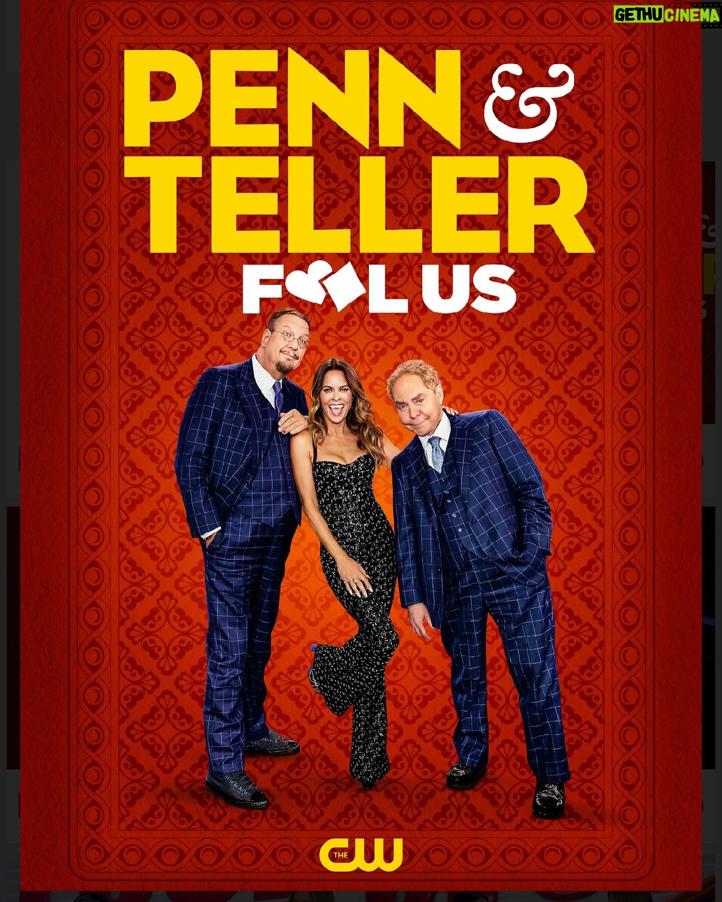 Brooke Burke Instagram - Tonight is the finale!!!!! Just a sweet look back at so many great memories ❤️Oh what a season and we can’t wait to do it again! Thank you so much everyone who tuned in for a fun family Friday night week after week! ✨ don’t miss our season 10 finale ✨ Penn & Teller: #FoolUs airs TONIGHT at 8/7c on The CW! @pennandtellerlive @ptfoolus