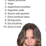 Brooke Burke Instagram - My nonnegotiable wellness rituals! What are you doing to take care of you? #brookeburkebody @brookeburkebody