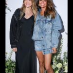 Brooke Burke Instagram - About last night… with my girls. @allsaints @caliwater btw that’s the gorgeous Lila not my little Rainbow 🦗 @sierraskyfisher @lila.rigsbyy thx! @dailymail 🌵💦🤪