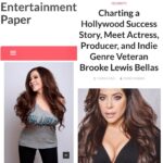 Brooke Lewis Bellas Instagram - ENTERTAINMENT PAPER: CELEBRITY SPOTLIGHT- CHARTING A HOLLYWOOD SUCCESS STORY, MEET ACTRESS, PRODUCER, AND INDIE GENRE VETERAN BROOKE LEWIS BELLAS With huge gratitude, I want to thank #global #brand #entertainment #popculture #lifestyle Entertainment Paper #entertainmentpaper , Derek, & my #fanclub in #india 🇮🇳 for featuring me in your #celebrity #spotlight with your generous compliments as a #hollywood #successstory & #indie #genre #veteran #actress #producer #brookelewisbellas 🙏💗 Thank you for sharing my #acting #producing career, passion as a #philanthropist #activist & #phillychickpictures in honor of my hometown #philly & the #philadelphia #eagles 💗 Photos @birds_eye_photo 📷 #glam left photo @allisonnoellemakeup & right photo Glamourax👄 #womeninfilm #woneninfilmandtv #womeninbusiness 💗