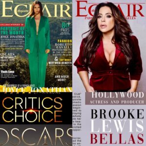 Brooke Lewis Bellas Instagram - ECLAIR MAGAZINE APRIL 2022-HOLLYWOOD ACTRESS AND PRODUCER BROOKE LEWIS BELLAS
#merci & gratitude to have been featured in the fabulous #april 2022, #issue No118 of @eclairmagazine ECLAIR Magazine #eclairmagazine #magazine 🇫🇷 I am humbled & honored to have been chosen to be a part of such a special issue, as the April issue covers #hollywood #awardsseason & all the things I love about Hollywood from the #oscars #celebrities #academyawards to #criticschoiceawards to #famous #designers to #milan #fashionweek with @roberto_cavalli #robertocavalli🍾🥂 From #paris to #newyork you can read about French singer @joycejonathan who graces the Cover to fab @faustopuglisi #fashion to @andreolifinejewelry #finejewelry to #brookelewisbellas #actress #producer #philanthropist & more❤️ Photo @birdseyeheadshots #glam Glamourax #makeup @diorbeauty Jacket @susanamonaco ❤️ From Hollywood, I am sending a #french #champagne #toast to ECLAIR & all the talented, beautiful #creatives who have graced these pages❤️🍾🥂