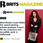 Brooke Lewis Bellas Instagram - BRITS MAGAZINE SPOTLIGHT BROOKE LEWIS BELLAS Hey guys! I have been away from #socialmedia for a couple of weeks, as, like each of you, I have a lot going on in both life & #career & sometimes it gets overwhelming & we just need to prioritize❤️ You know I do not share a lot of personal on my professional pages, but I want you all to know that I missed chatting with you🙌 I have been dealing with major destruction on my #house from the #hollywood rain storms at Christmas, after our air conditioner was improperly installed on our rooftop deck last fall, have had 3 more very close friends lose a parent & have been supporting them as best I can & recovering from a very bad #flu the past week😷 But, I am back & bringing #positivity as I have been #blessed with so many wonderful people, projects, & things in my life too🙌 I was gifted this incredible #media coverage in the beautiful @britsmagazine #spotlight #britsmagazine #british ❤️ Thank you for your acknowledgment #actress #producer #philanthropist #brookelewisbellas Photo @birds_eye_photo #glam @allisonnoellemakeup #dress @bcbgmaxazria #winepurse #winetote @portovinowinetotes ❤️ I have also been blessed to work on a few #film #streaming & #voiceover projects that are so incredible, my soul is so creatively fulfilled🎭 I am not able to discuss any in detail yet, but I was gifted the opportunity to play one of the most painful, yet beautiful #acting roles of my career thus far & I completely immersed myself in it & only hope to make the team proud🙏🎭 I am also working on another project that we have been developing for some time & we have been gifted blessing after blessing with this extraordinary team we have assembled🙌⭐️ I felt compelled to #share a lot with you today, maybe to #inspire in some way… maybe to relate in some way… maybe to communicate openly with my fabulous #fans who send me #fanmail with their perception of what a “wonderful life” I live… and, yes I do🙏… But, we all face #challenges & obstacles in life… we all fall & fail… we are each a #hotmess in some way… it is how we bounce back that makes all the difference!!!🙏❤️ I am back to send you each a big #instagrammotivation hug❤️🥰