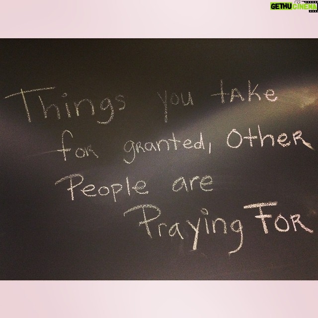 Brooklyn Sudano - 491 Likes - On the way to my self-tape... Chalkboard truth. #Gratitude #Promisenottoannoyinglyoverpostinspirationalquotes