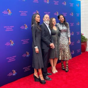Brooklyn Sudano Instagram - A Lifetime of Achievement 💫  @officialdonnasummer ✨

Big Thank You - 🙏🏾
@recordingacademy 🏆
@juliedelibran 💃🏽
@sarahhendler 💎💍
@francescabgiaimo 💋
@meschhairstudio_la 💁🏽‍♀️
*Mom for dress in pic #1 - any guesses? 😉