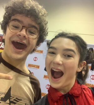 Brooklynn Prince Instagram - Megacon is one of the best days of the year for me and it made it even better to see and spend time with these amazing people! I am so happy I got to see my non-biological brother again and see him in his element. Grateful my super awesome cousin Tyler took me! I am so extremely happy and filled with joy I saw some of my favorite people! 

PLUS I GOT AWESOME RAIDEN THEMED FROM GENSHIN IMPACT SHOES!!! I walked three steps outside in them then got scared and put them back safely in the bag. 🥲