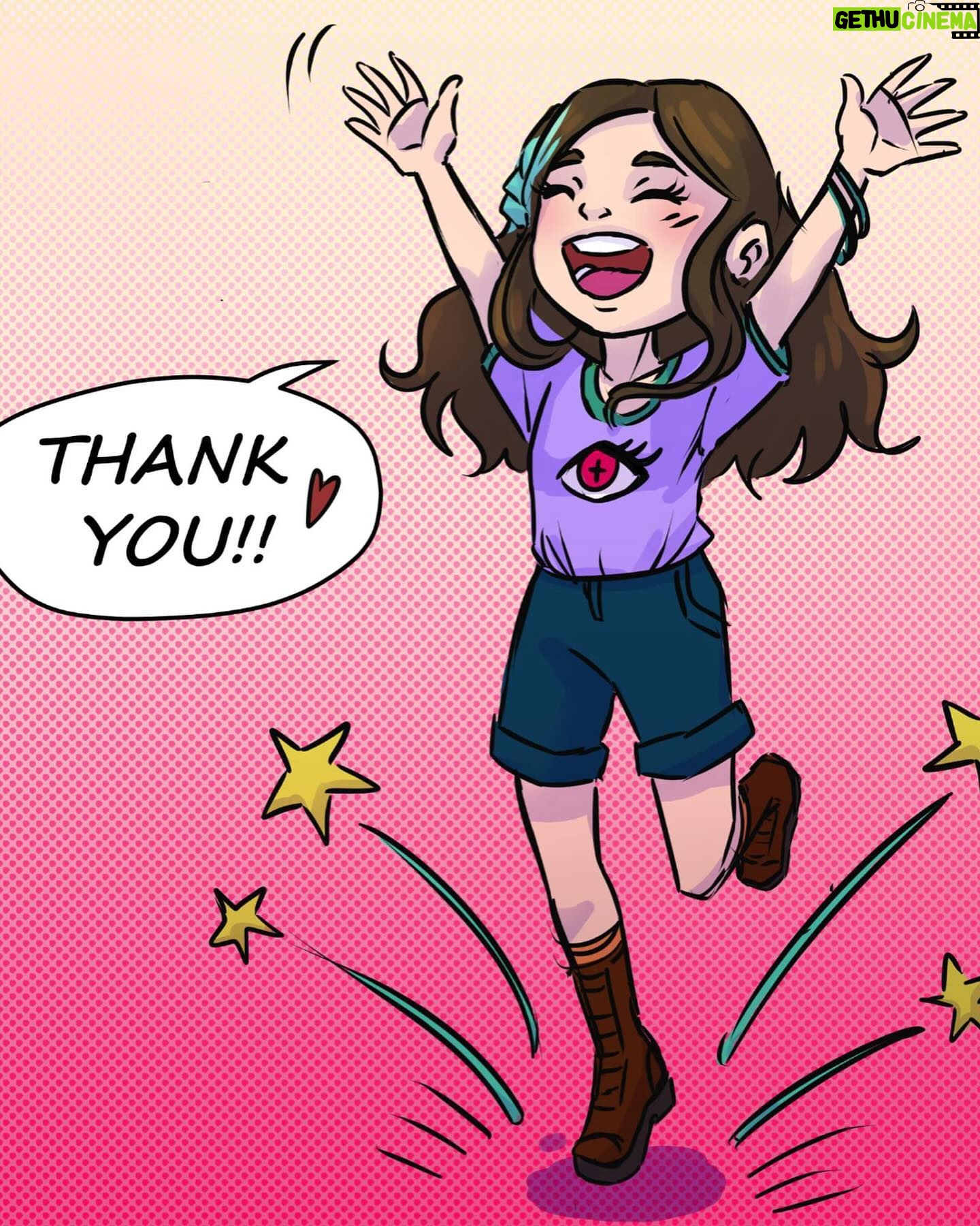Brooklynn Prince Instagram - Guys! Wow…Misfortunes eyes arc 1 is over and too fast. Viv and Briar, I love you both so much and will carry you throughout my entire life. Every character in this series owns my heart. While this arc is over the story can and hopefully will continue. @aliz.wind.flower and I have so much more love to give this story and I hope you all love it as much as we do. Alicia, it has been an honor to work with you hand in hand on this amazing story. The life you brought to these pages is astounding. 🙏🏽 Thank you to my Mama for spending two and a half years making this with me and being the glue that held this story together. Melody is a great mother because I had one to model her after. Thank you to my family and friends (new and old) for coming out and buying 10,000 Comic books lol 😂. I am sad for this arc to end after so much work and love put into the project, so I am holding out hope to continue my journey with these characters’ further. Much love and appreciation to everyone who supported!! I am overwhelmed with so much gratitude and you all have made my heart so incredibly happy. If you still need a signed copy there’s some available @fffcomics and unsigned always available at the link in my bio. So much love to all! Also a massive thank you to @sumeriancomics for taking a chance on me and making my dreams come true! Bb 🥹💕🍄