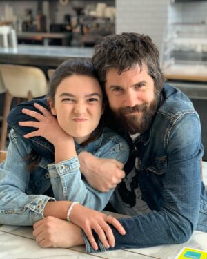 Brooklynn Prince Instagram - Two besties walk into a cafe wearing denim. 
😎🆒💚🙃🫶🏻💥🥸🤓