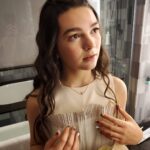 Brooklynn Prince Instagram - Last night was a dream. 💫💛 Dress: @junonafashionhouse ⭐️ Hair/MU: @emilylynnandcompany 💄 Styling: My Mama❤️ Photos: Aunt Kendall 🙃
