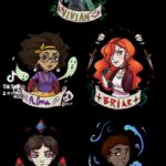 Brooklynn Prince Instagram - Choose your fighter. Who you got? 💜🩵🖤💛🩶 Order now at the link in my bio! Issue #2 coming 4/24!