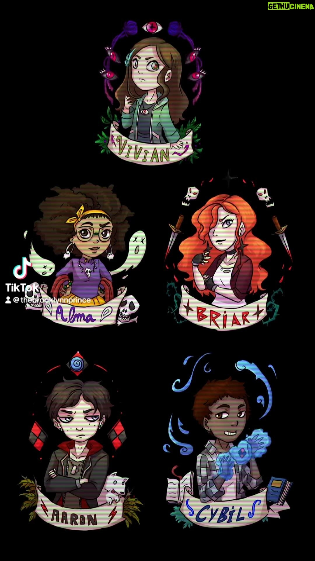Brooklynn Prince Instagram - Choose your fighter. Who you got? 💜🩵🖤💛🩶 Order now at the link in my bio! Issue #2 coming 4/24!