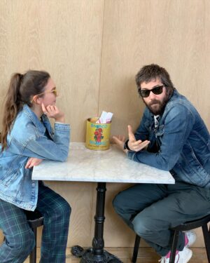 Brooklynn Prince Instagram - Two besties walk into a cafe wearing denim. 
😎🆒💚🙃🫶🏻💥🥸🤓