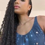 Bruna Inocencio Instagram - Usando a maquiagem do teste