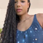 Bruna Inocencio Instagram - Usando a maquiagem do teste