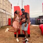 Buntu Petse Instagram - Day Two got me feeling festive!!🤩🌸 @heyneighbourfest brought @kendricklamar so I had to show up dripped in @nmbynicolemeyerson!!😍💕 Material: @moosas_fabrics