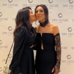 Burçin Abdullah Instagram - @simacouture_istanbul defilesi için Çırağan’dayız. Canım Duygu’m seninle gurur duyuyorum ♥️ @duygu_akdenizz
