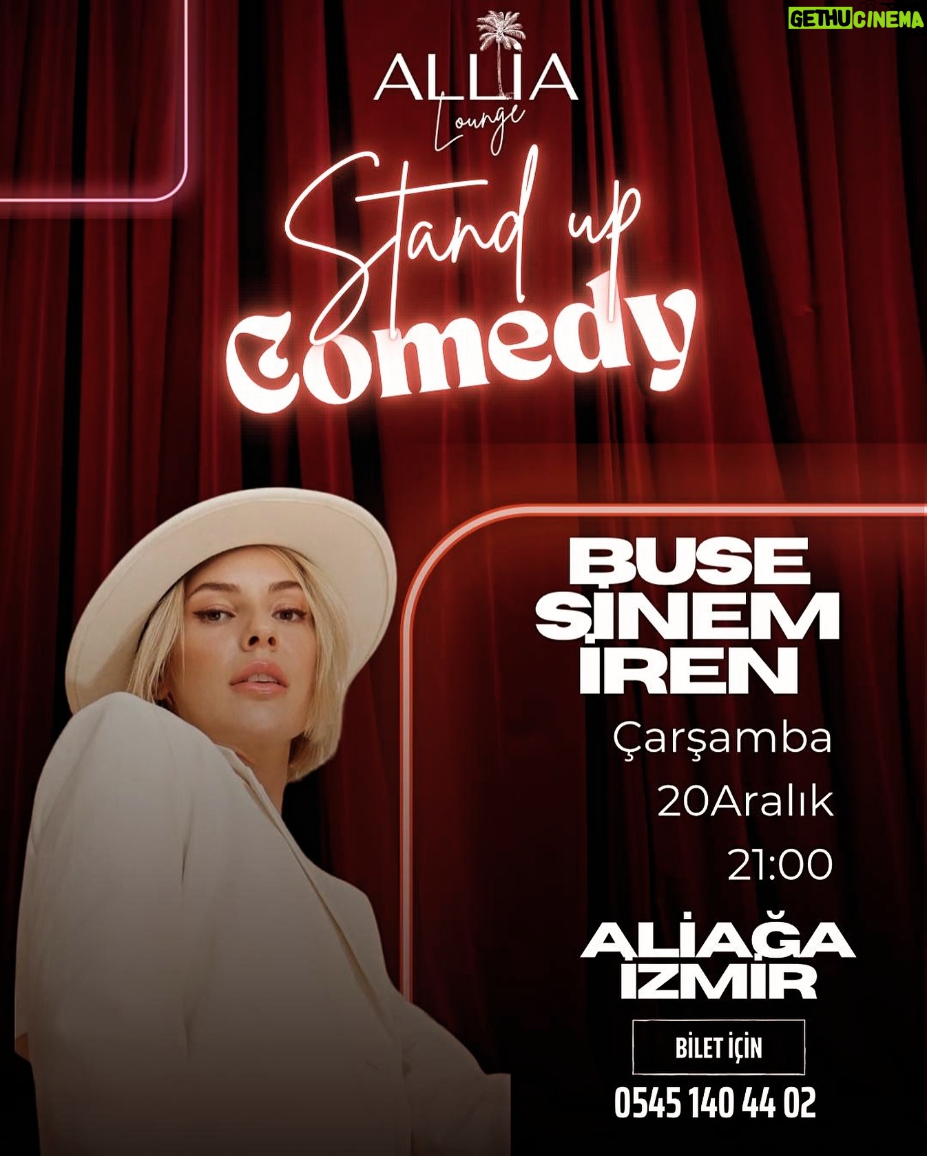 Buse Sinem İren Instagram - Efendim #izmir ‘e geliyorum. 🥰 20 Aralık’ta @allialounge ‘da görüşmek üzere. Bilet sınırlı sayıda, yerinizi ayırtınız.