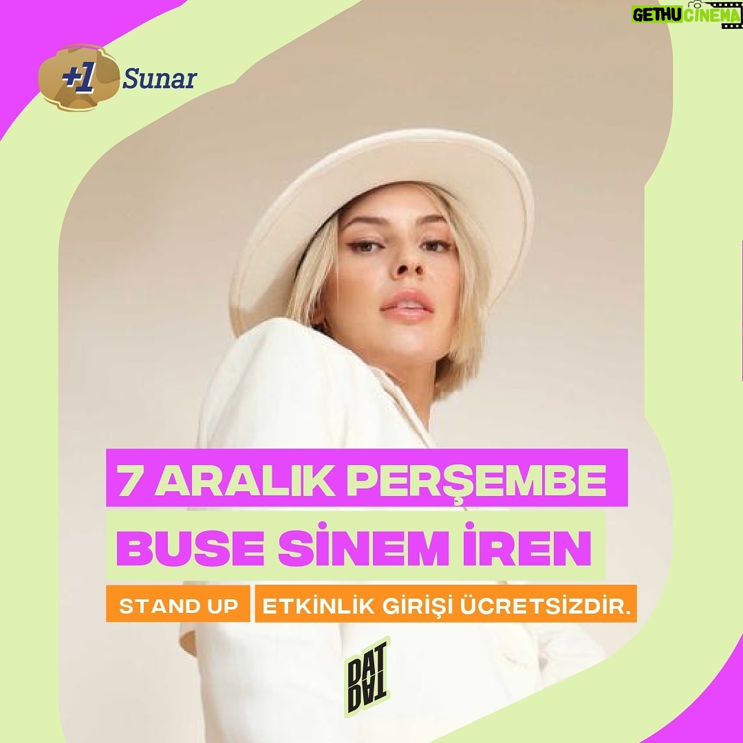 Buse Sinem İren Instagram - Evet #izmir sonunda kavuşuyoruz. Üstelik açılış komedyenim @halilserinbass Mekan @datdadadat Tarih 7 Aralık Saat 21:00 ama siz 19 gibi orda olun bence, çok keyifli bir mekan. Etkinliğimiz ücretsiz 😉
