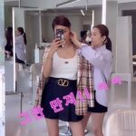 Byeon Jung-su Instagram - 울 고원장님 ! 오늘은 포토그라퍼!! 얼마나 찍어주시는지 🙈🙈🙈 지니샘은 계속 머리 만져주시고 🤣🤣 오늘룩은 괜찮나요?? 플리츠팬츠에 loho탑 입고 자켓만 걸쳤는데 이런룩 좋아하시네 이번주말까지만 보여줄께요 요 바지도 이제 읎당!!💋 👁️‍🗨️Lord x Hoya 🔛open now👁️‍🗨️ 이제 달바갑니다 12:40 d'Alba 롯데로 달려오세용 🥰🥰