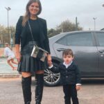 Ángeles Balbiani Instagram - Estamos de casorio! Y el más chiquito siempre con el look de @claraclares que es la numero 1!