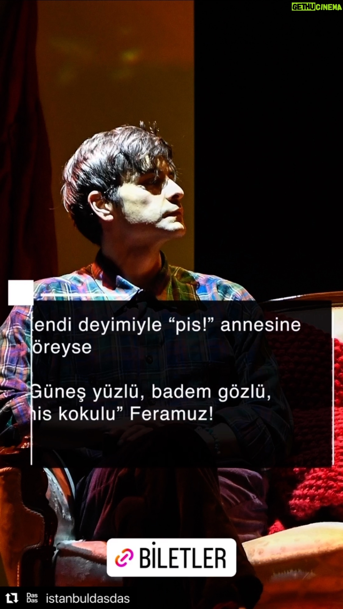 Çiçek Dilligil Instagram - Feramuz ‘um 6 Haziran @babasahne 20 Haziran @istanbuldasdas @tiyatrodea