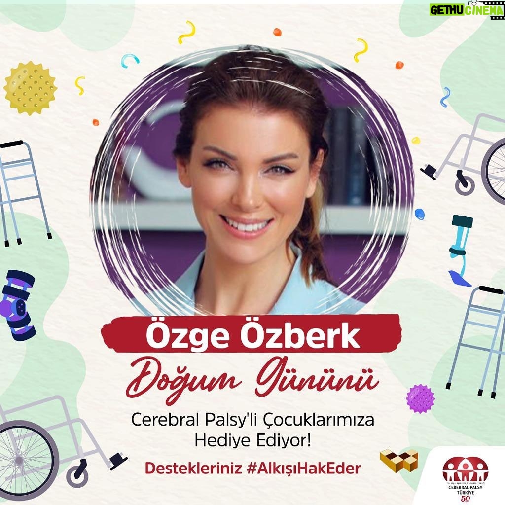 Özge Özberk Instagram - Herkese Merhaba 🌸 Bu yıl yeni yaşımı kutlarken (13 Ağustos) dileklerim hayallere dokunsun istedim. Bu yüzden doğum günümü, 50. yılını kutlayan Türkiye Spastik Çocuklar Vakfı ile paylaşıyorum. Hadi hep birlikte Cerebral Palsy’li çocuklarımızın hayallerini gerçekleştirmesine destek olalım, geleceklerine ışık tutalım. Bağış linkimi bio’mda bulabilirsiniz. Detaylı bilgi için @cerebralpalsytr sayfasını ziyaret edebilirsiniz. Destekleriniz #alkışıhakeder Sevgiler 🌸
