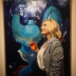 Şebnem Dönmez Instagram – 🍃@bahatoygar kolleksiyonundan bir @erkutterliksiz eseri 🍃 #contemporaryart #lastnight