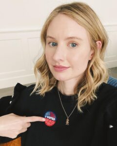 Caitlin Thompson Instagram - Today the power is in the hands of the people. Let’s not abuse the privilege. Let’s not wake up tomorrow, wishing we did more today. VOTE.

(And now back to stress eating)