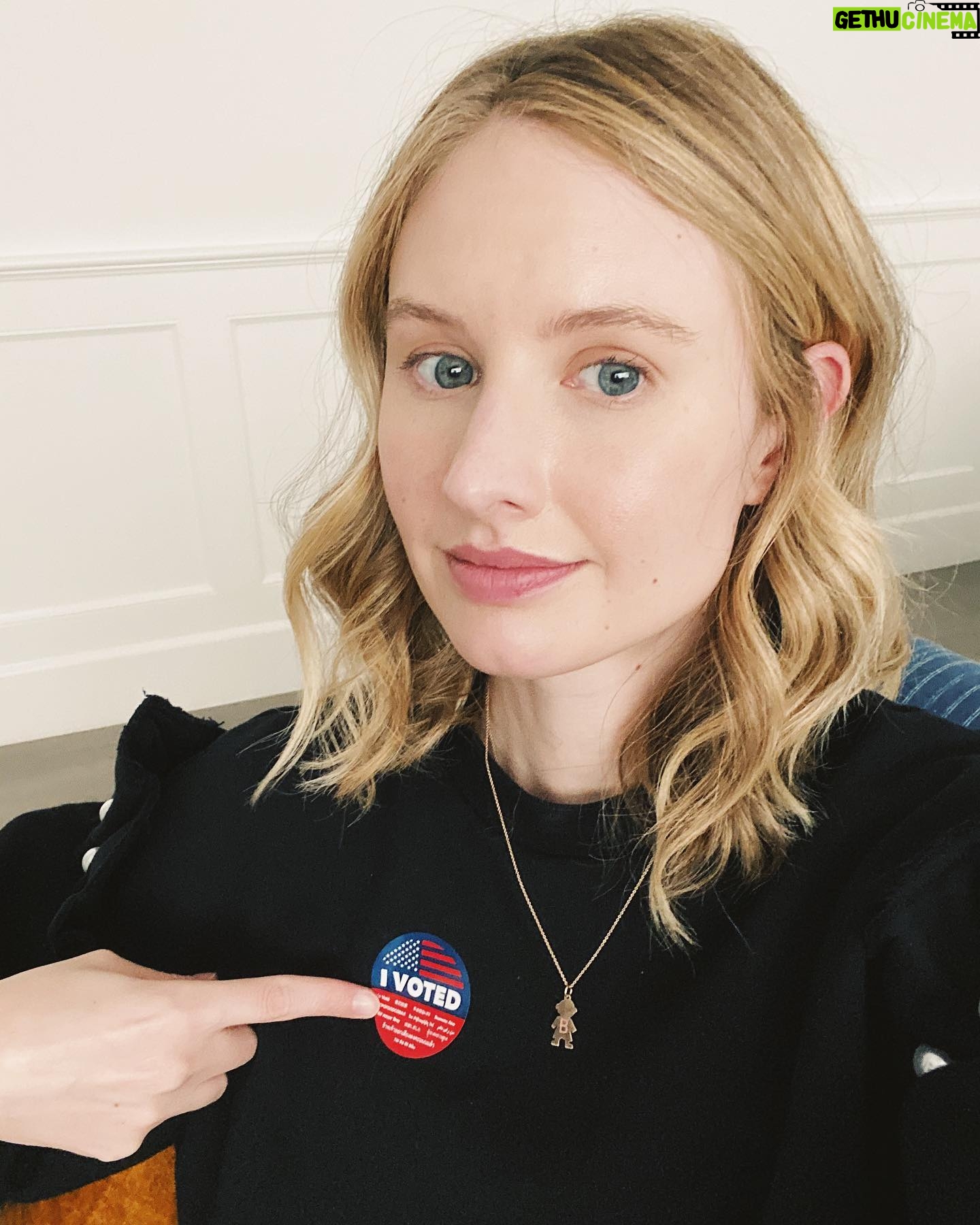Caitlin Thompson - 5.4K Likes - Today the power is in the hands of the people. Let’s not abuse the privilege. Let’s not wake up tomorrow, wishing we did more today. VOTE.
(And now back to stress eating)