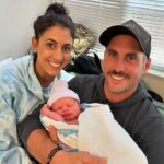 Caitlin Dechelle Instagram - i’m officially an aunt 🩵 • Theo James Dechelle • May 18, 2024• Congratulations to my brother @vincentdechelle & @krjdishm on their beautiful baby boy. He’s the cutest thing in the world.