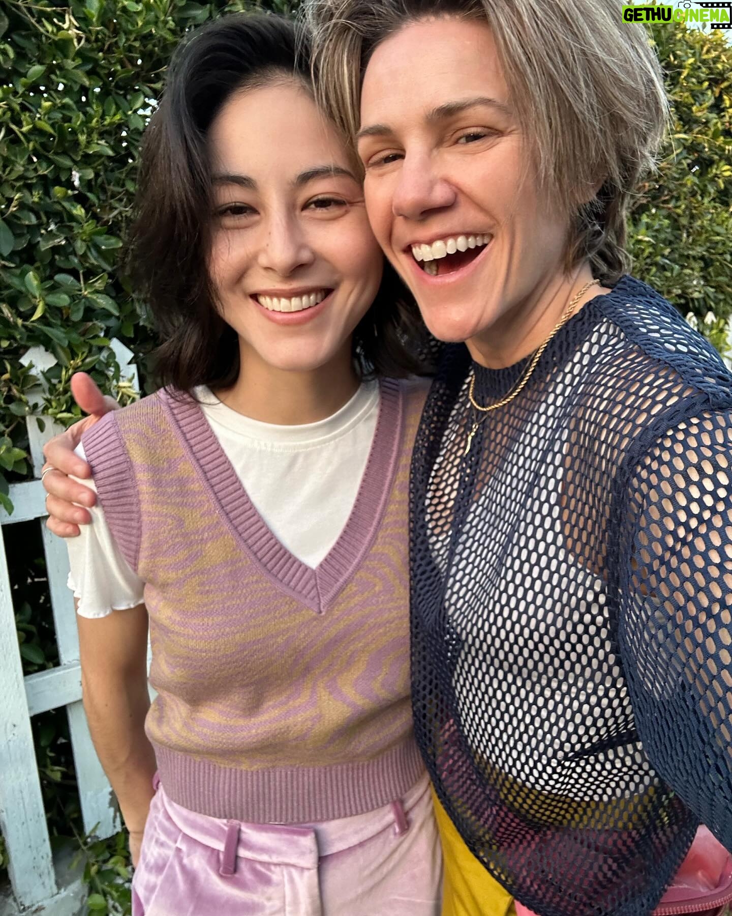 Cameron Esposito Instagram - Grateful for my mashed potato queen (and Emily & Jessica & Noah & Jason & Ruby’s small shaved ankle & Rachel who I will see today) 🧡🤎💛