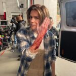 Cameron Esposito Instagram - Nail in the arm for @station19! So fun! Watch on @hulu FX makeup by @hannytj12 Xo @thepeterpaige @tessasimages
