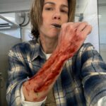 Cameron Esposito Instagram - Nail in the arm for @station19! So fun! Watch on @hulu FX makeup by @hannytj12 Xo @thepeterpaige @tessasimages