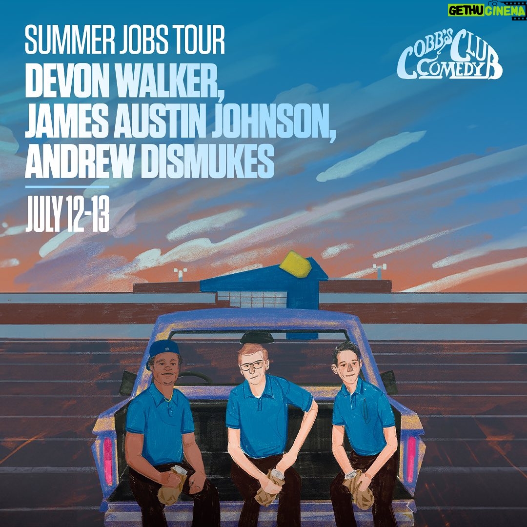 Cameron Esposito Instagram - ON SALE NOW 🤩 Make some summer plans and grab tickets to these shows ☀️ We have these great shows, AC and margaritas, what else do you need? @cameronesposito 🤩 @internetdevon & @shrimpjaj & @andrewdismukes 👏 #sanfrancisco #sanfranciscobayarea #comedy #SNL