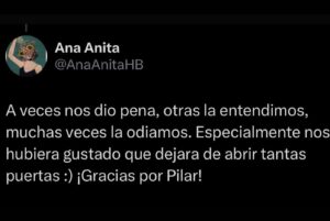 Camila Mateos Instagram - Gracias por la compañía, sus comentarios me hicieron reír todo el año :). Gracias por la oportunidad @polkaprod @ataveltrece al equipo completo y a nuestro elenco todo ✨✨chau Pilarcita✨✨✨
