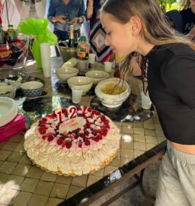 Camila Raznovich Instagram - The party on Saturday … auguri amore mio ❤️ #sole #12 #openingseason2024 #countrylife #buildingmemories #friendsreunion #oltrepo