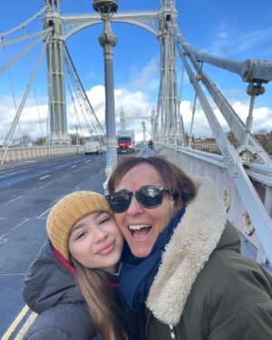 Camila Raznovich Instagram - Down memory lane, in London 30 years later…. #london  #travellingwithkids #2024 #backinthecity #violaesole❤️