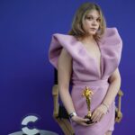 Camila Rivas Instagram - Que bonita noche de estrellas. ✨💐💃🏼👗 #oscars #celebrandoconcinépolis #photooftheday #cinepolis ✨✌🏻 👗: @monjevy 🎬: @cinepolismx