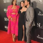 Camilla Belle Instagram - Foi uma honra e alegria co-host a abertura do @hbrfilmfest com @reynaldogianecchini, e poder celebrar o cinema Brasileiro!! Até rolou um forro com @bandafalamansa🎉🇧🇷🥂 It was an honor co-hosting opening night of the Hollywood Brazilian Film Festival and celebrating Brazilian Cinema!!
