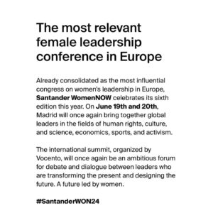 Camilla Läckberg Instagram - Är ytterst hedrad att kunna berätta att jag bjudits in som talare på europas största konferens om kvinnligt ledarskap - Santander Women Now. (Swipa) i juni åker jag till Madrid för att delta. Ser fram emot enormt mycket Girl Power samlat på ett ställe! ⭐️ #Santanderwon24