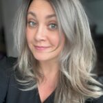 Camilla Läckberg Instagram - Rolig men intensiv dag, men började dagen hos @bangsbymarre så hair on fleek (som kidsen skulle säga.) ⭐️ #EmbraceTheGrey