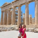 Camille Anderson Instagram - Acropolis Barbies! 👱🏻‍♀️👧🏻 Athens was a beautiful experience… culturally rich, loved seeing Acropolis, walking through the city streets, and enjoying the views from our hotel rooftop. The video on the last slide gives a great perspective. 🏛️Have you been? I’d love to hear your thoughts! ⬇️ Last stop Paris! …. #athens #greece🇬🇷 #acropolis #happy13thmonth_fu