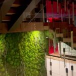 Camille Anderson Instagram - This house is so stunning… I had to move it from stories to the feed.😍It has the most beautiful living wall. Thanks for the blurry but good video, Deb! 🤗 Dress: @cinqasept #beverlyhillsrealestate #homegoals #cinqasept