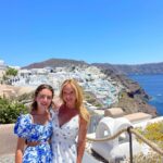 Camille Anderson Instagram - Next up… Santorini! 🇬🇷 Vibrant hughes of blue and crisp white. We loved browsing in the adorable shops, taking in the views, and exploring the quaint and historic towns of both Oia and Fira. Santorini is gorgeous 🔵⚪️ #santorini #greece #happy13th