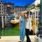 Camille Anderson Instagram - Venice was one of our favorite cities that we visited for Brooklyn’s big 13th birthday trip! We landed in the evening and took a boat to Venice with all the twinkling lights and the beautiful night sky. It was magical! We did all the Venice things… 🛶 Gondola ride through the canals 💎 Wandered around the maze-like alleyways and perused the local boutiques 🍨 Daily gelato (duh!) 🍝 Pasta lunch in the rain and… 💣 Last two slides for the professional Italian photo bombers in St Mark’s Square, who clearly knew what they were doing. Watch as they move in. 😅 Epic!